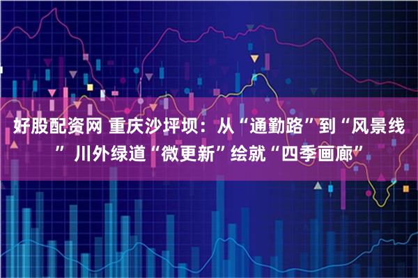好股配资网 重庆沙坪坝：从“通勤路”到“风景线” 川外绿道“微更新”绘就“四季画廊”